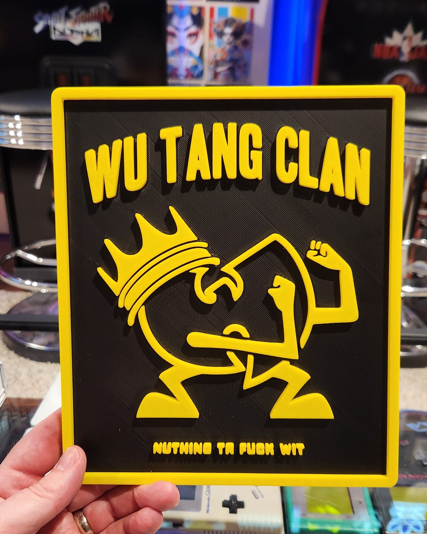 Wu Tang "Ain't Nothin To.." 3D Printed Sign
