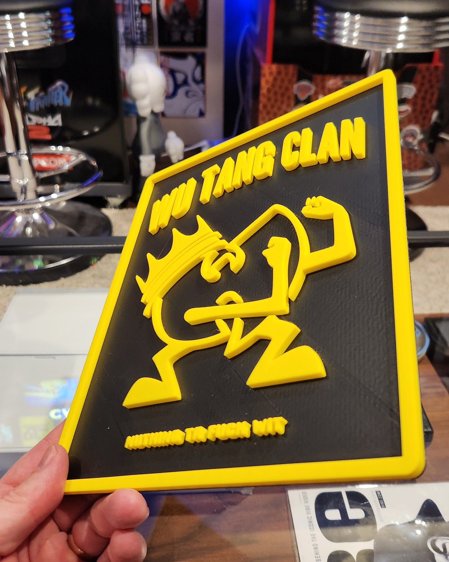 Wu Tang "Ain't Nothin To.." 3D Printed Sign