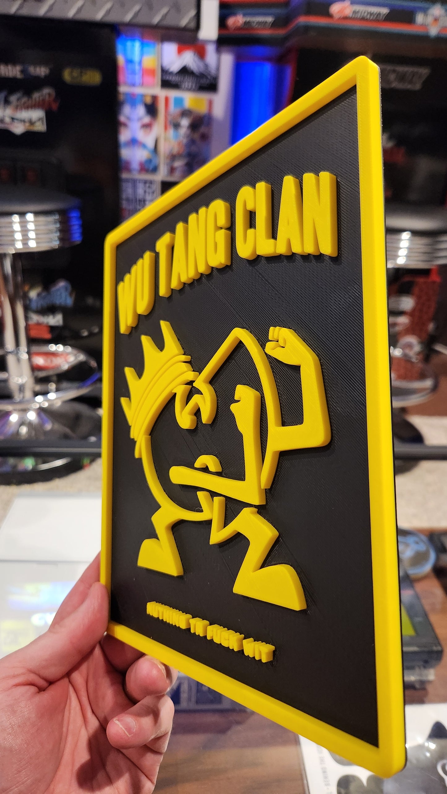 Wu Tang "Ain't Nothin To.." 3D Printed Sign