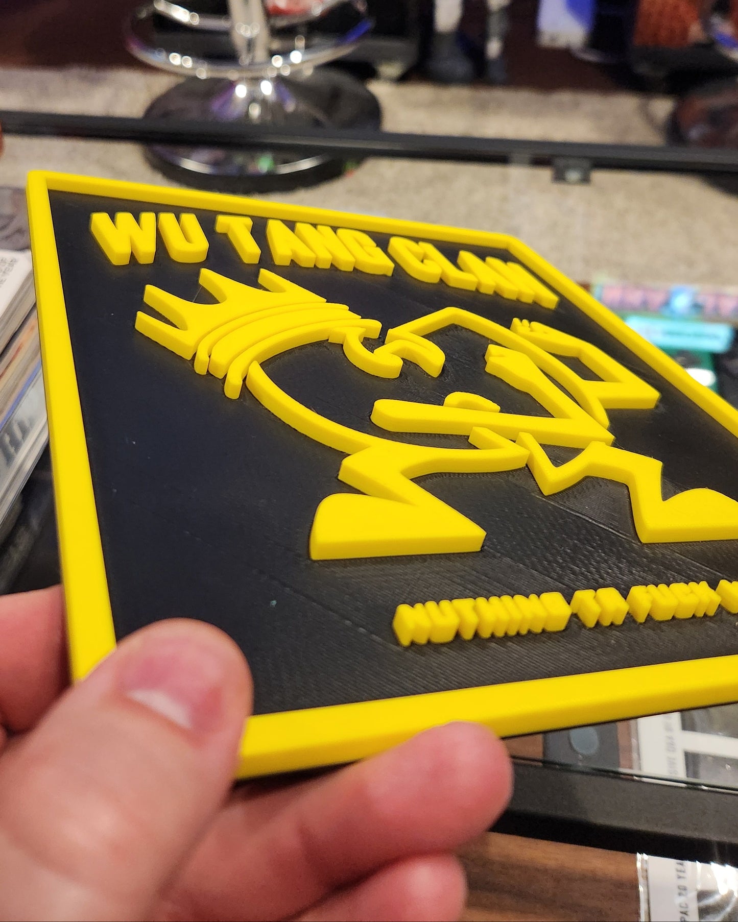 Wu Tang "Ain't Nothin To.." 3D Printed Sign