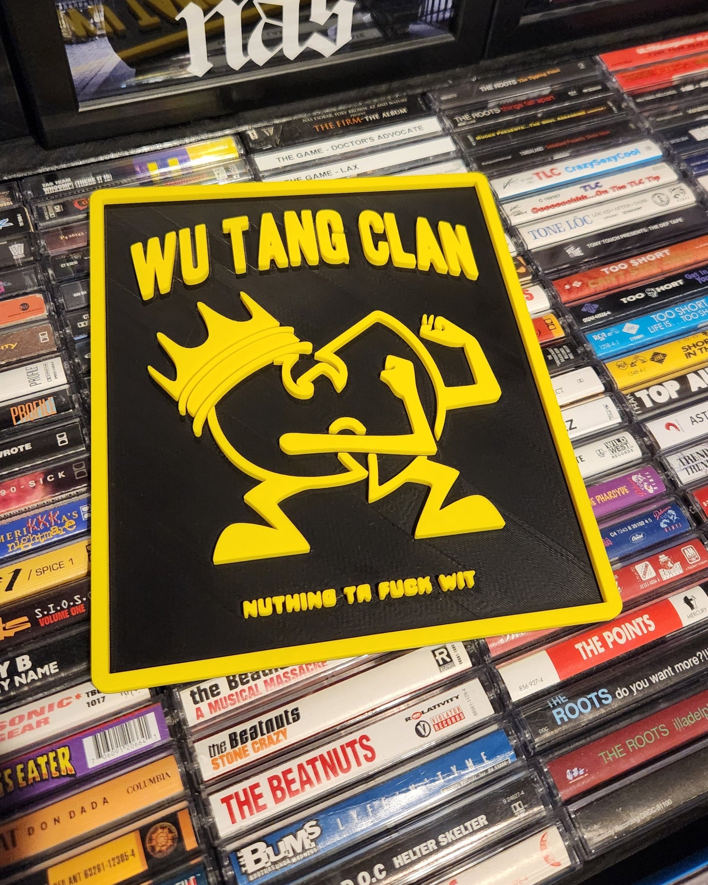 Wu Tang "Ain't Nothin To.." 3D Printed Sign