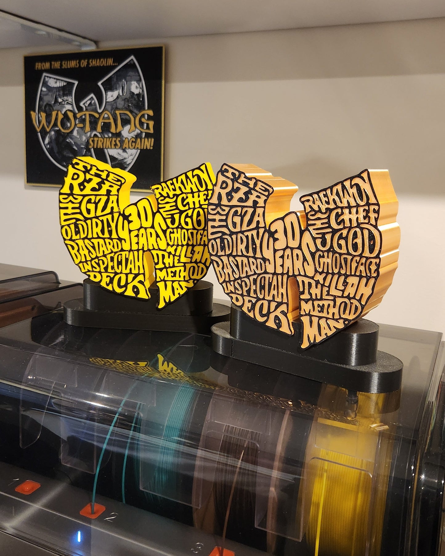 Wu Tang Inspired "30 Year" 3D Printed Statue
